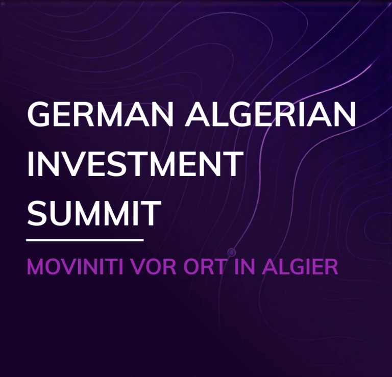 Teaser German Algeria Investment Summit moviniti vor Ort in Algier