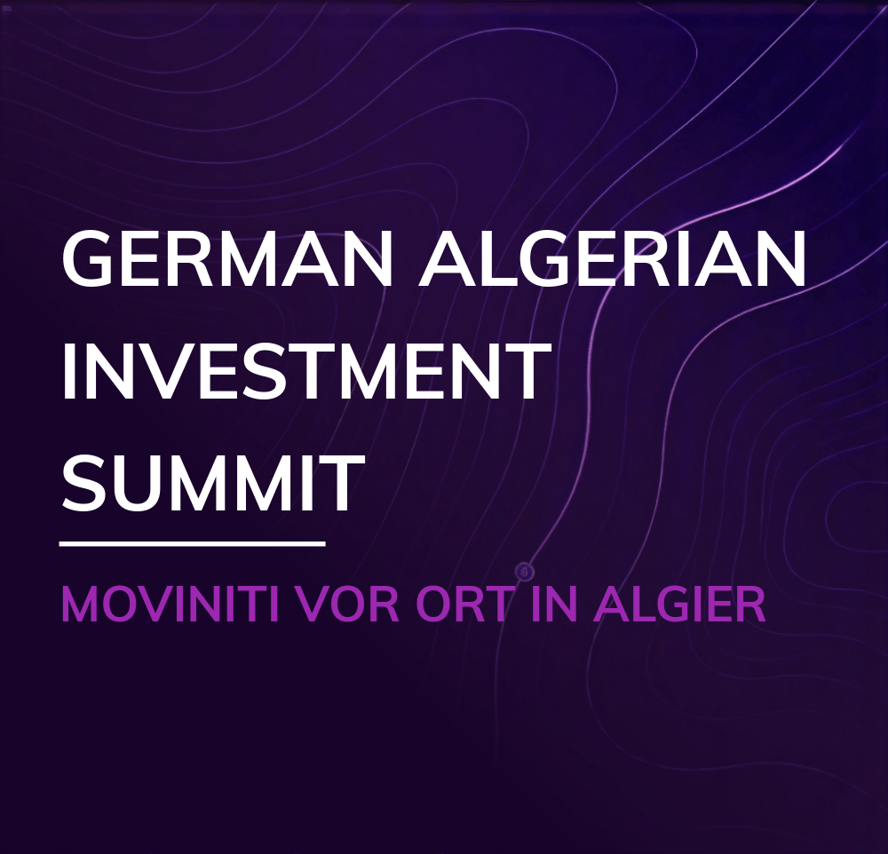 Teaser German Algeria Investment Summit moviniti vor Ort in Algier