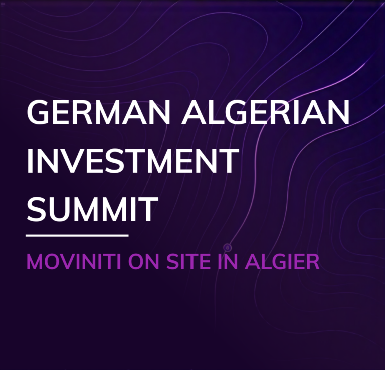 Teaser German Algeria Investment Summit moviniti on site
